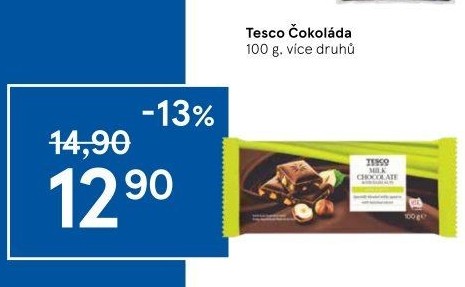 Čokoláda Tesco