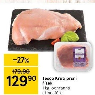 Krůtí prsní řízky Tesco