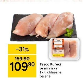 Kuřecí prsní řízky Tesco