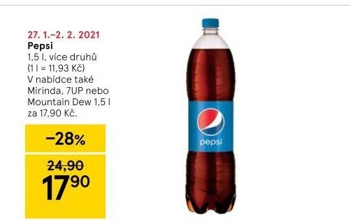 Limonáda Pepsi