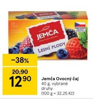 Ovocný čaj Jemča