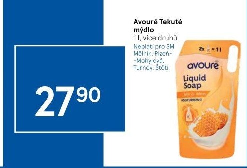 Tekuté mýdlo Avouré - náhradní náplň