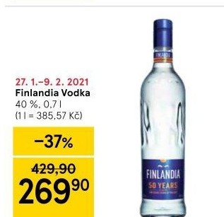 Vodka Finlandia