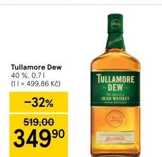 Whisky irská Tullamore Dew