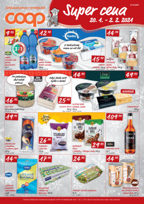 akční leták COOP 20.1.2021-2.2.2021