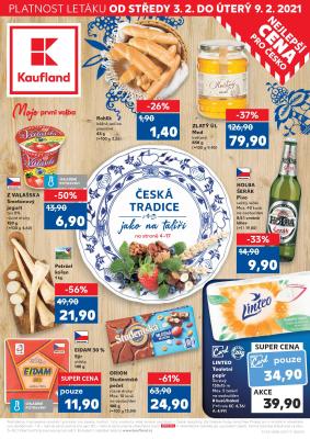 akční leták Kaufland 3.2.2021-9.2.2021