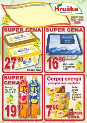 akční leták Hruška 2.2.2021-8.2.2021