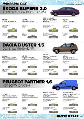 akční leták Auto Kelly 26.1.2021-1.3.2021