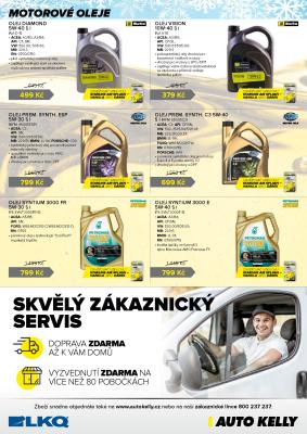 akční leták Auto Kelly 26.1.2021-1.3.2021