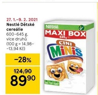 Cereálie Nestlé