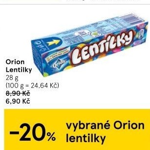 Lentilky Orion