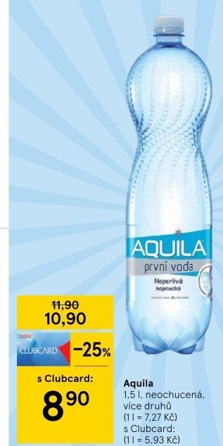 Přírodní voda Aquila
