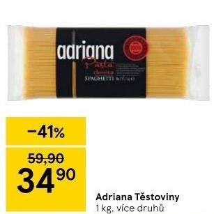 Těstoviny semolinové Adriana