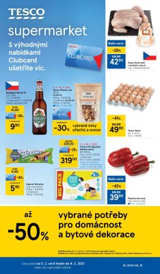 akční leták Tesco 3.2.2021-9.2.2021