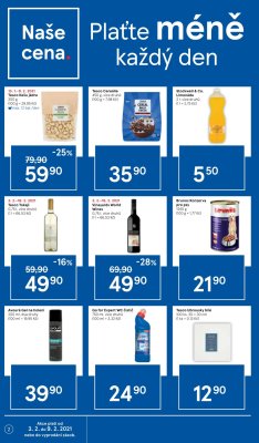 akční leták Tesco 3.2.2021-9.2.2021