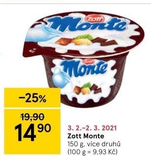 Dezert Monte Zott