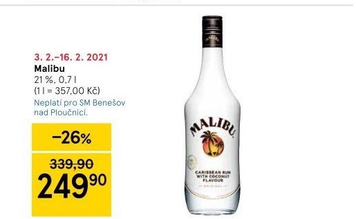 Likér Malibu