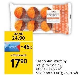 Muffiny mini Tesco