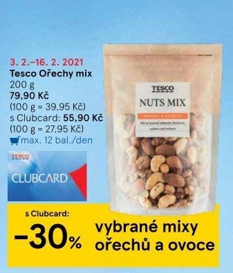 Ořechy Tesco
