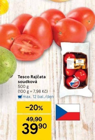 Rajčata soudková Tesco