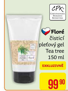 Gel pleťový čistící Floré