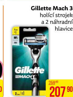 Holicí strojek pánský Gillette Mach 3