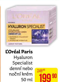 Krém pleťový Hyaluron Specialist L'