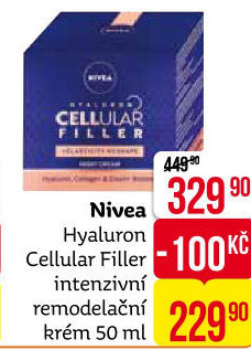 Krém pleťový remodelační Hyaluron Cellular Filler Nivea