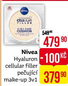 Make-up v houbičce Hyaluron Cellular Filler Nivea