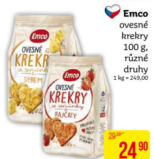 Ovesné krekry Emco
