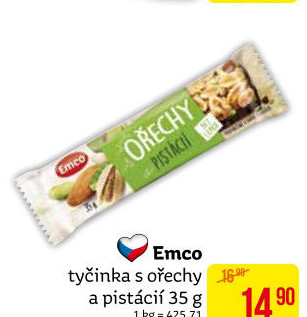Tyčinka s ořechy Emco
