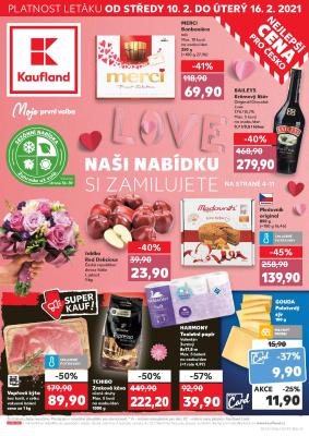 akční leták Kaufland 10.2.2021-16.2.2021