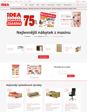 akční leták IDEA nábytek 9.2.2021-15.2.2021