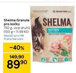 Granule pro kočky Shelma