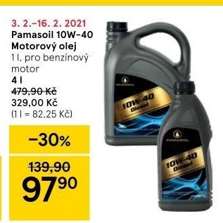 Motorový olej 10W - 40 Pamasoil