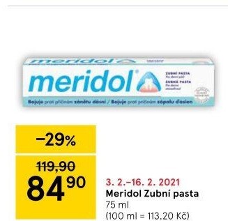 Pasta na zuby Meridol