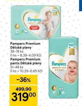 Pleny dětské Pampers Premium Care