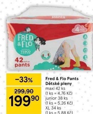 Pleny dětské Pants Fred&amp