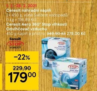 Pohlcovač vlhkosti Aero 360° Ceresit