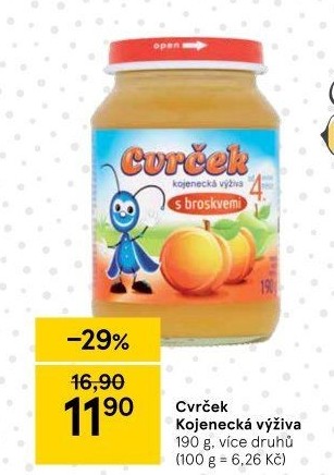 Přesnídávka ovocná Cvrček