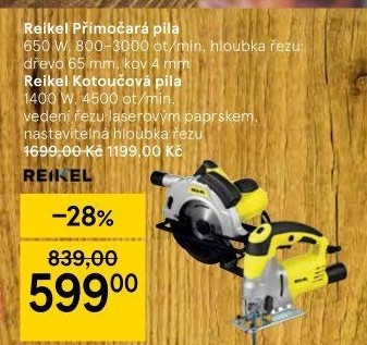 Přímočará pila Reikel