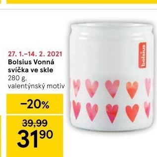 Svíčky ve skle vonné Bolsius