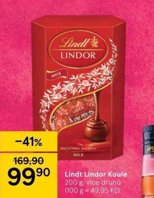 Bonboniéra Pralinky Lindor Lindt