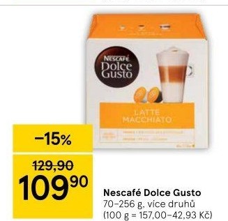 Kapsle Dolce Gusto Nescafé
