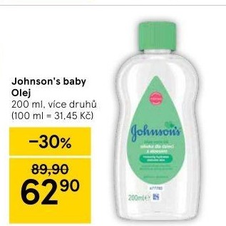 Olej tělový dětský Johnson'