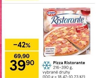 Pizza mražená Ristorante Dr. Oetker