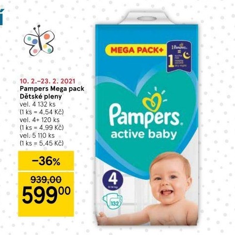 Pleny dětské Pampers