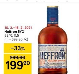 Rum 5YO Heffron Panama