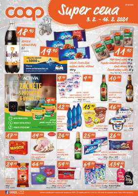 akční leták COOP 3.2.2021-16.2.2021