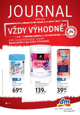 akční leták dm drogerie 11.2.2021-10.3.2021